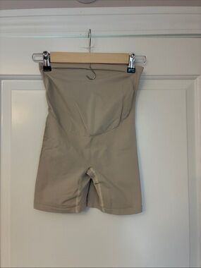 Belly Bandit Maternity High-Waist Shaper Shorts in Tan